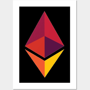 Ethereum Shirt, Stickers, etc Posters and Art